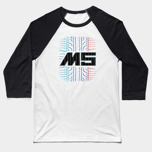 BMW M5 Baseball T-Shirt by asaiphoto